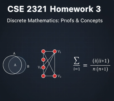 CSE 2321 Homework 3 Latex Solution - Homework Answer and Solution